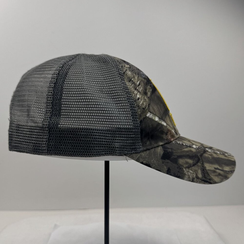 US Army Camo Trucker Hat Mesh Snapback Mossy Oak Adjustable Embroidered Logo OS - Picture 4 of 9